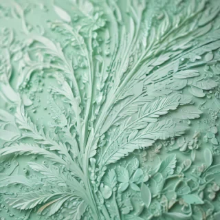 mint green background