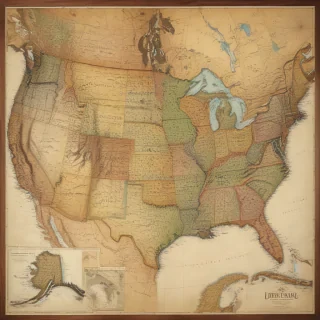 united states of america map