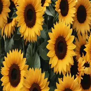 aesthetic sunflower background