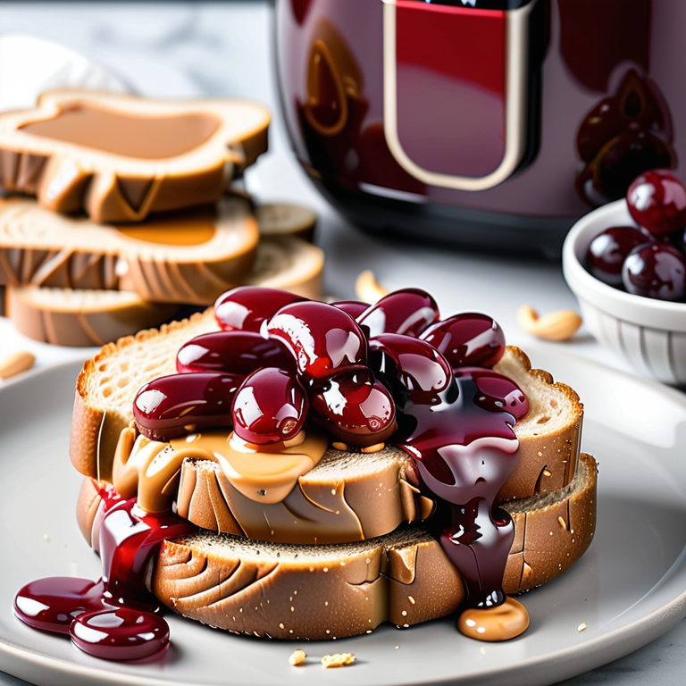 air fryer peanut butter and jelly
