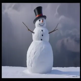 png snowman