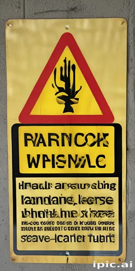 warning sign