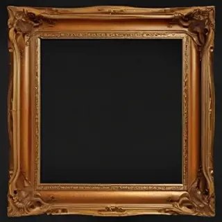 wooden picture frame png
