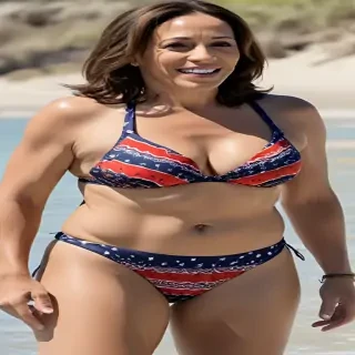 kamala harris bikini