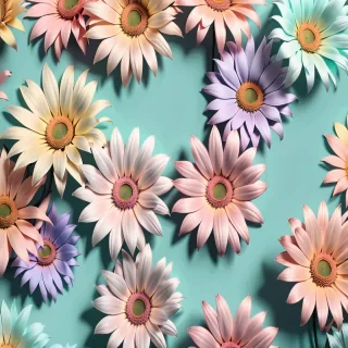 pastel aesthetic flower wallpaper
