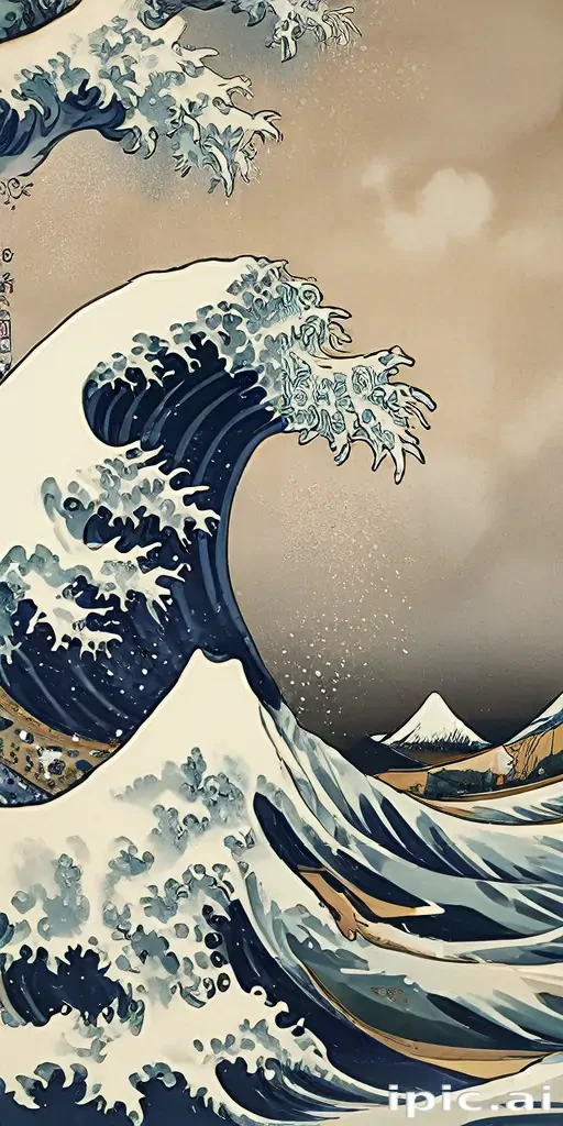 the great wave wallpaper