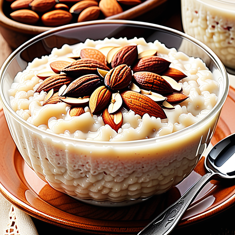 rice pudding with almond milk