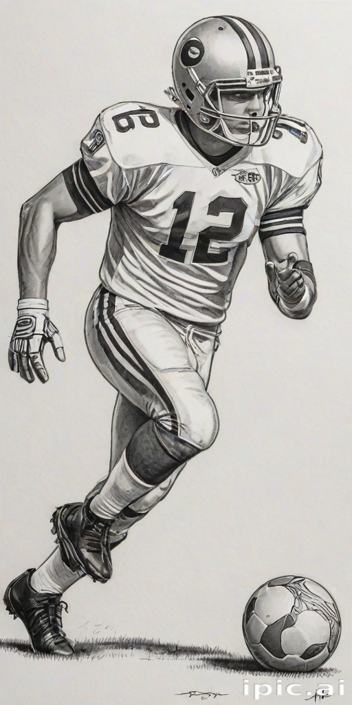football drawing
