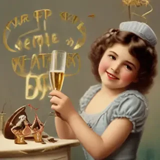 vintage new years images