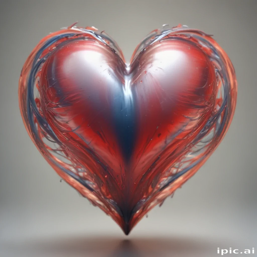 blurred heart