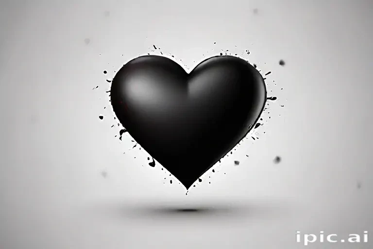 black hearts background