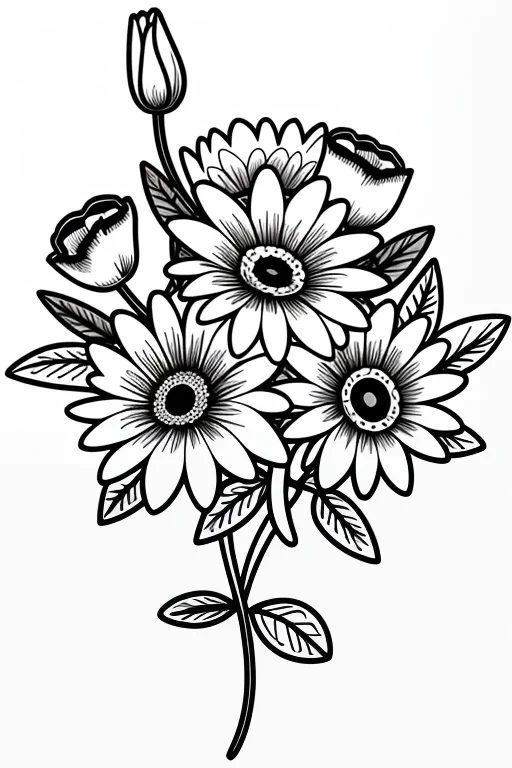 flower doodle png