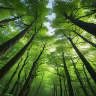 green forest aesthetic