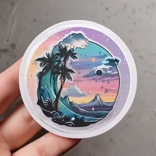 transparent aesthetic stickers