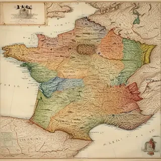 map of france
