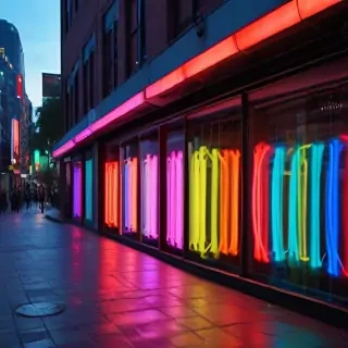 neon colors