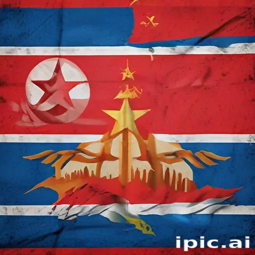 north korea flag