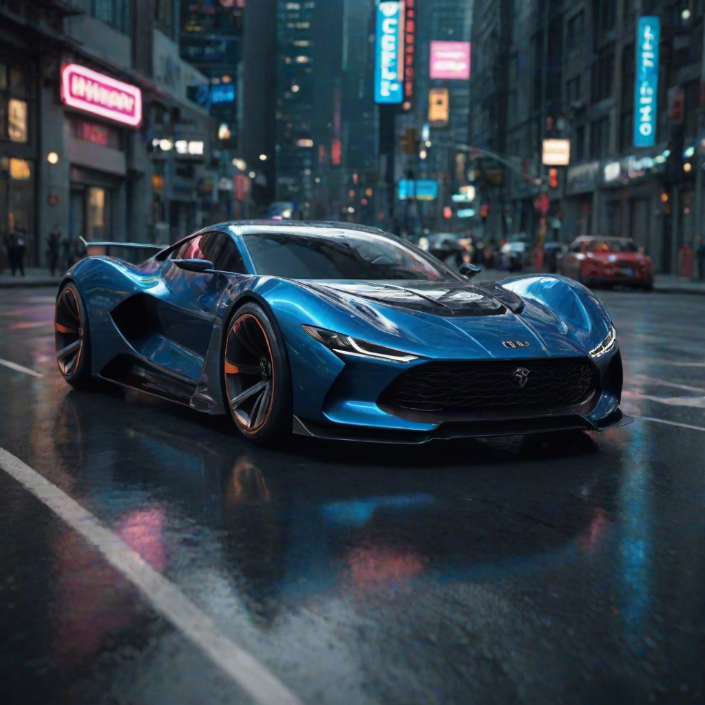 cinematic film still snake, A futuristic car, rendered in lush digital art, showcases a sleek, aerodynamic design with curved lines and sharp angles, evoking a sense of high-speed velocity. The metallic  body glimmers in the light, accentuated by neon  accents that pulse with an otherworldly energy. The wheels, a mesmerizing blend of chrome and carbon fiber, appear to rotate in mid-air, as if defying gravity. Against a backdrop of deep, electric blue, the car seems to embody the essence of innovation and progress, transporting the viewer to a world of tomorrow. ImgFixerPre0.3 <lora:more_details:1> . shallow depth of field, vignette, highly detailed, high budget, bokeh, cinemascope, moody, epic, gorgeous, film grain, grainy