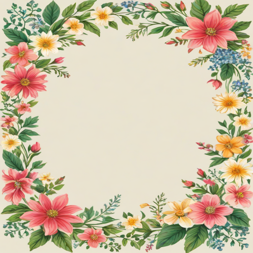 clipart floral border