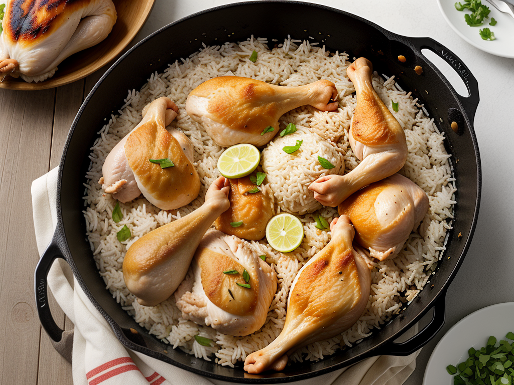 chicken and rice dutch oven