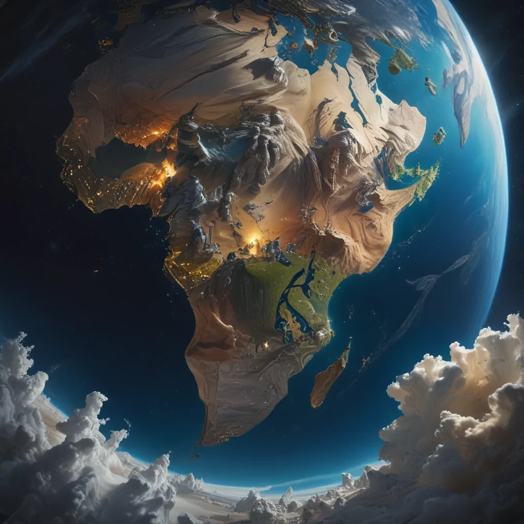 earth from space
