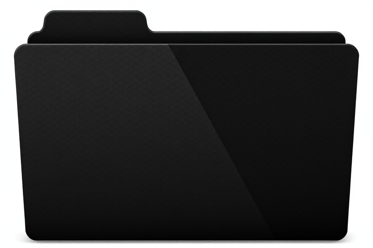 black folder png