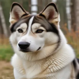 alaskan husky shepherd
