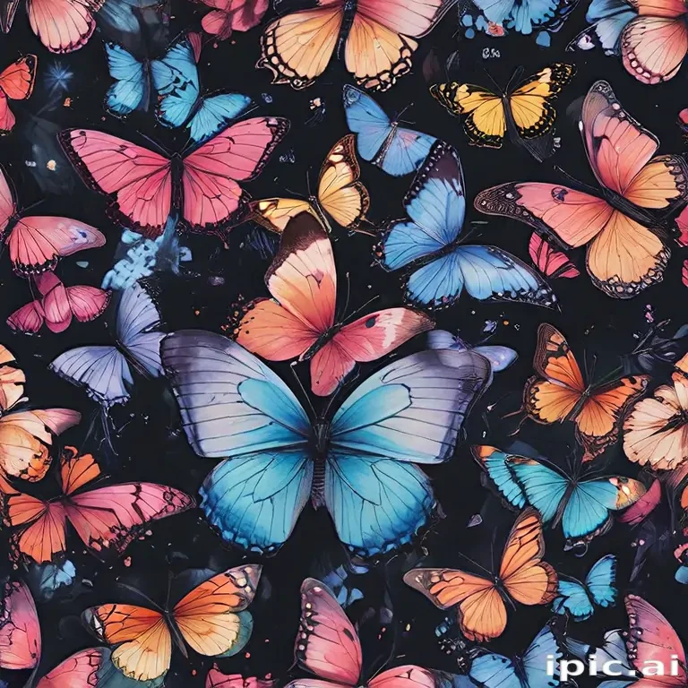 aesthetic butterfly wallpaper