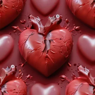 real heart wallpaper