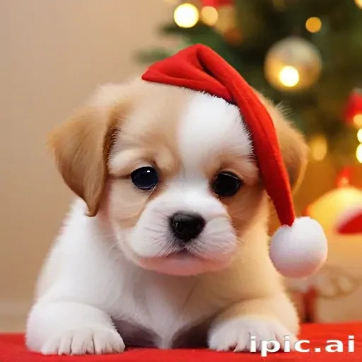puppy christmas dog wallpaper