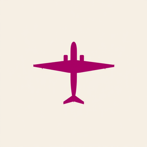 Create a high-resolution vector image of a stylized airplane silhouette, camera settings ISO 100, f/8, shutter speed 1/200, camera view top-down, camera style minimalistic, camera type digital.