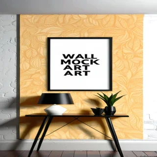 mockup wall art