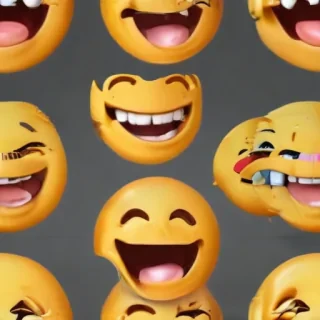 laugh emoji transparent background