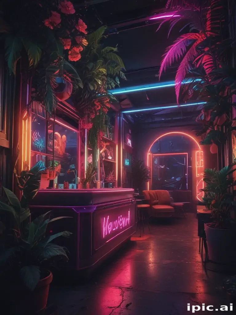 aesthetic neon wallpapers