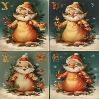 free printable vintage christmas images