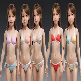 ai young girl bikini