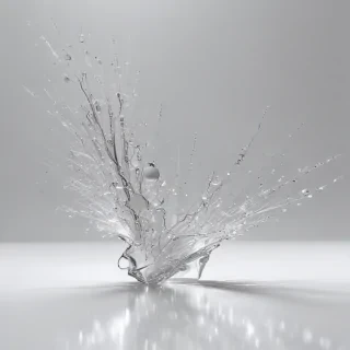 sparkles white background