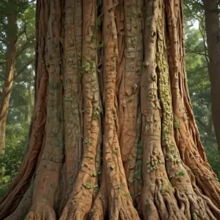 tree trunk tree
