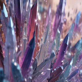 crystals background