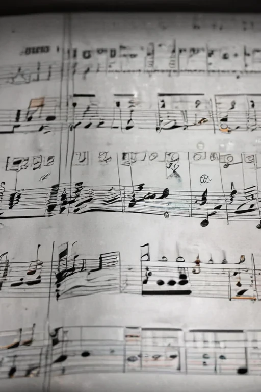 notes music background