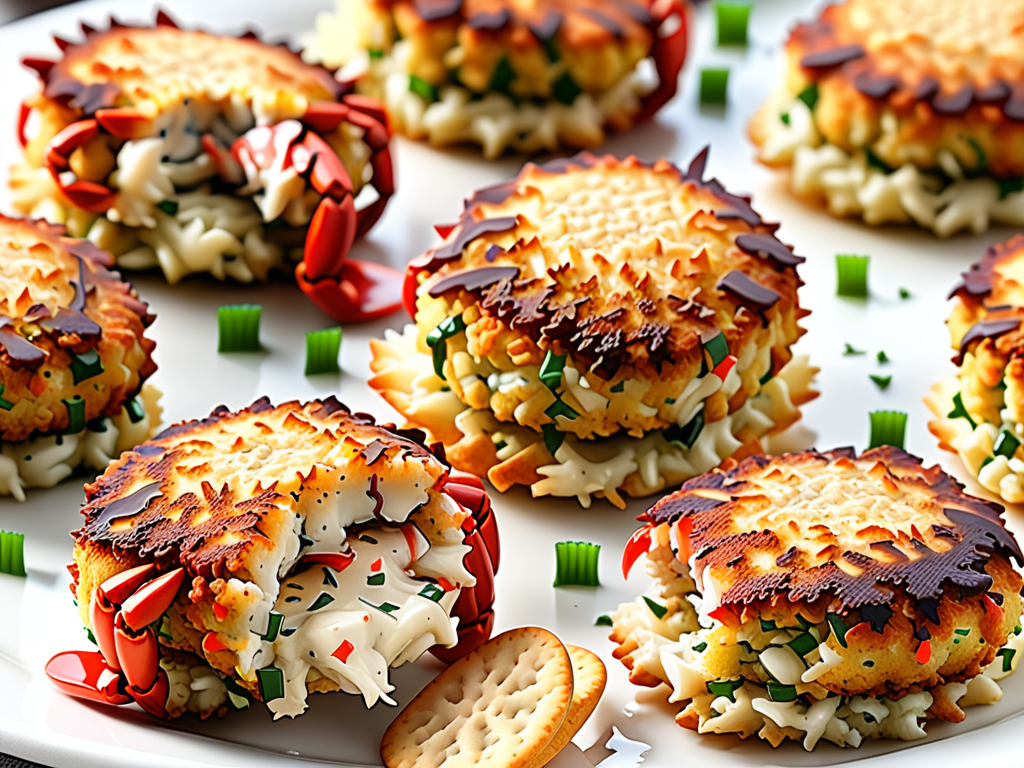 crab cakes with ritz crackers