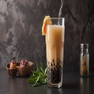 boba tea background
