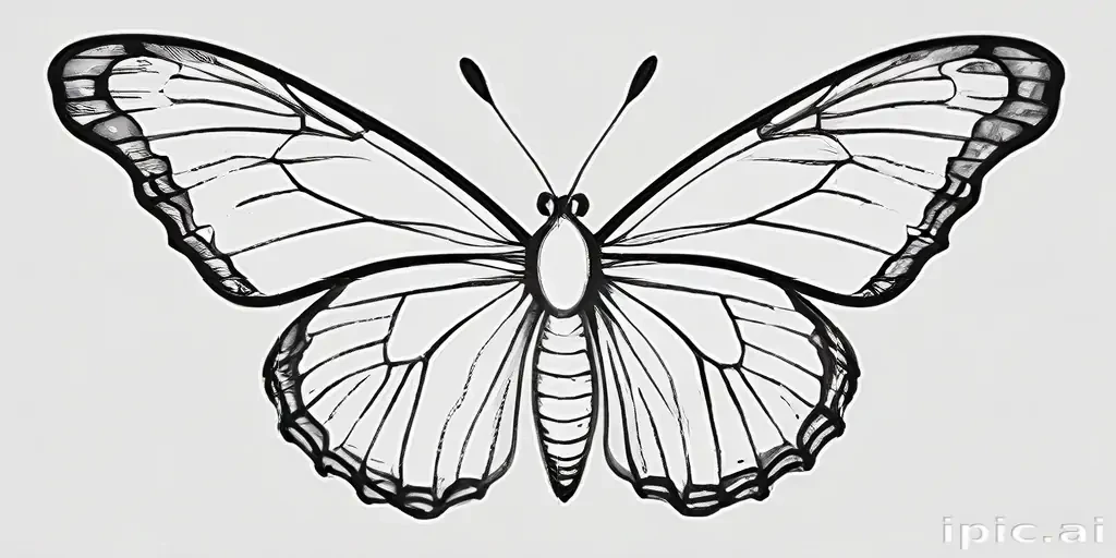butterfly png outline
