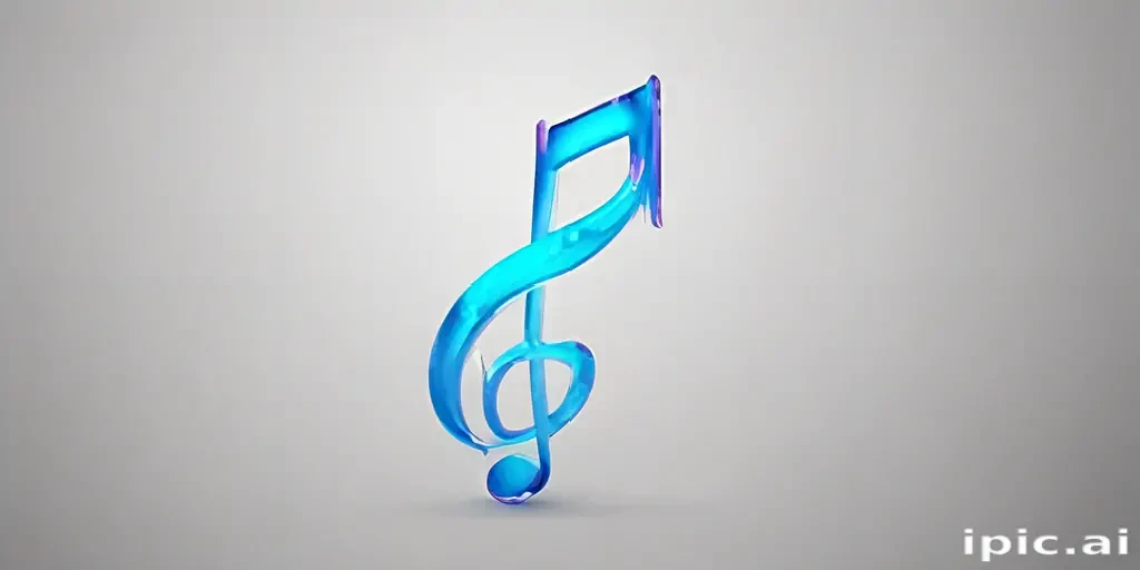 transparent music note