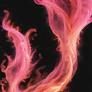 pink flames png