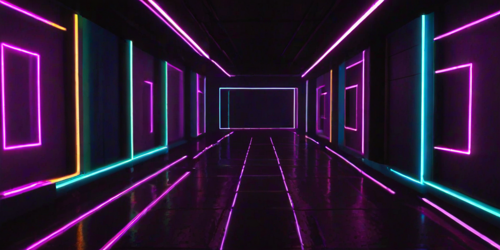 neon background aesthetic