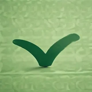 green check mark