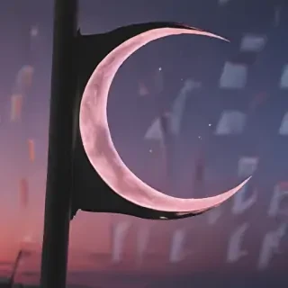 aesthetic crescent moon