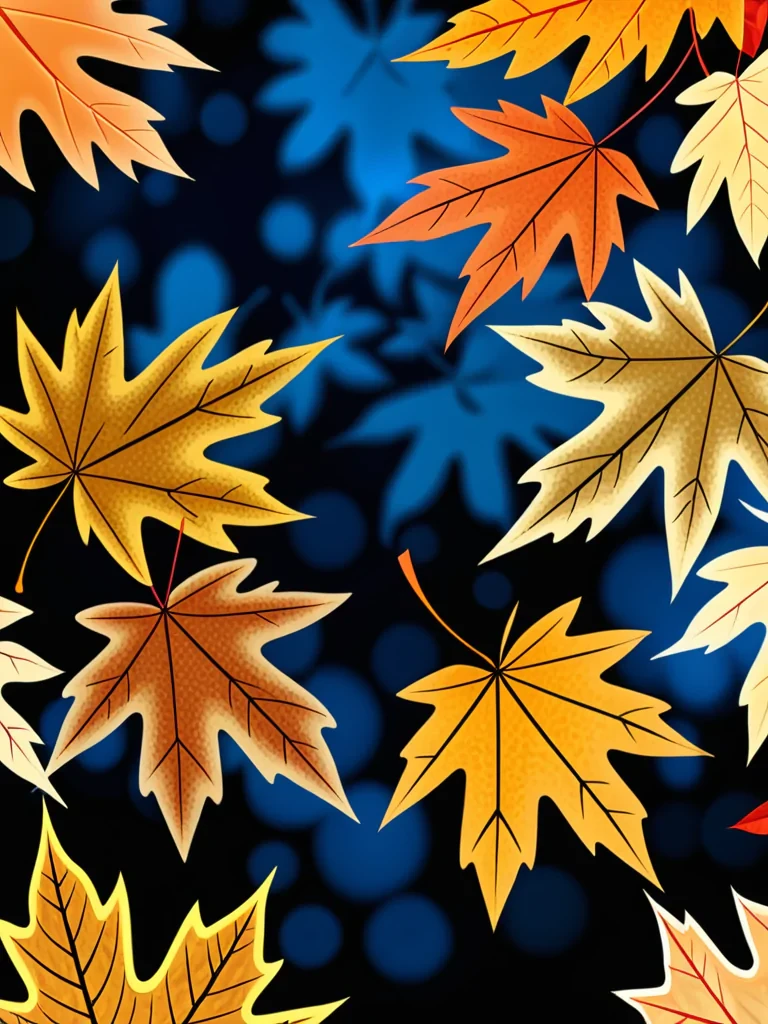 autumn leaves iphone wallpaper