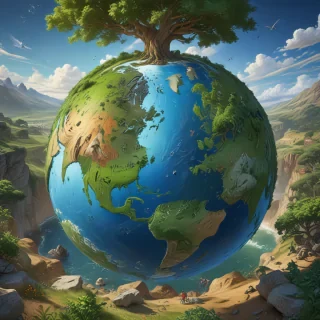 earth cartoon photo